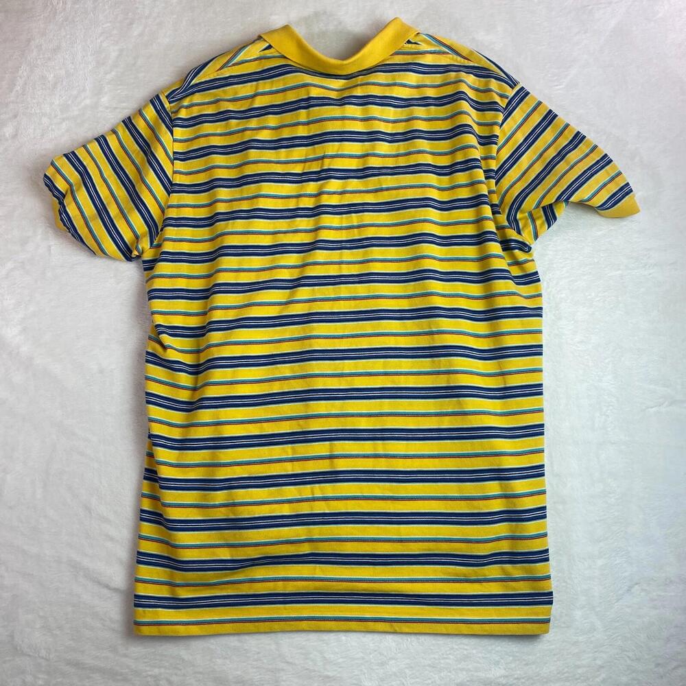 Polo Ralph Lauren Mesh Polo Shirt Men's Size 2XL Yellow Striped - Picture 6 of 6